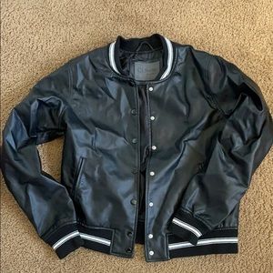 Ci sono leather bomber jacket